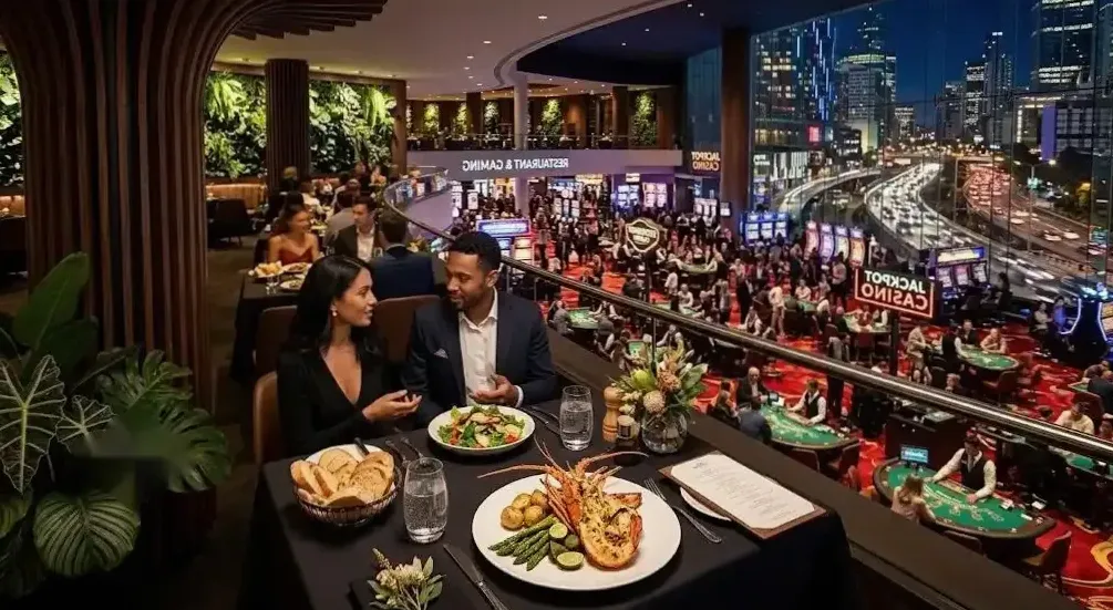 Banquet setup inside The Star